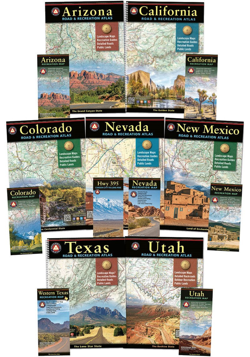 Southwest US Atlas & Map Bundle