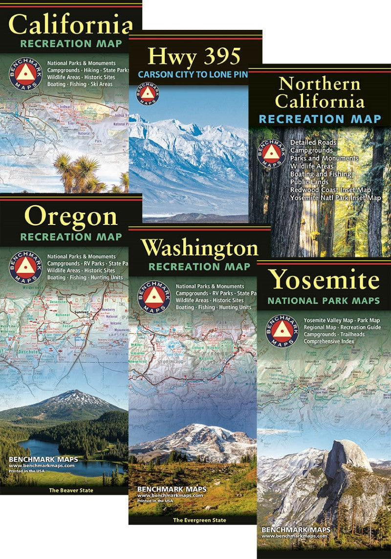 US West Coast Map Bundle