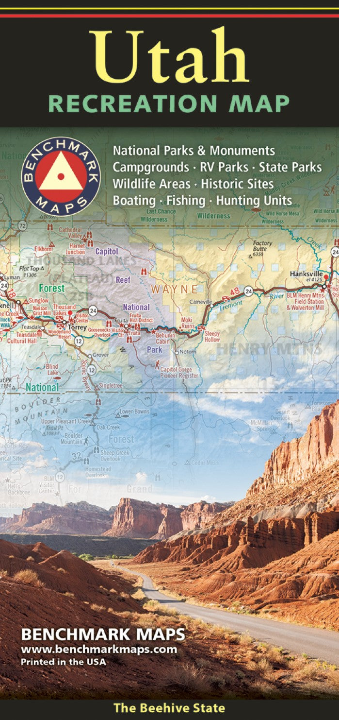 Utah Recreation Map