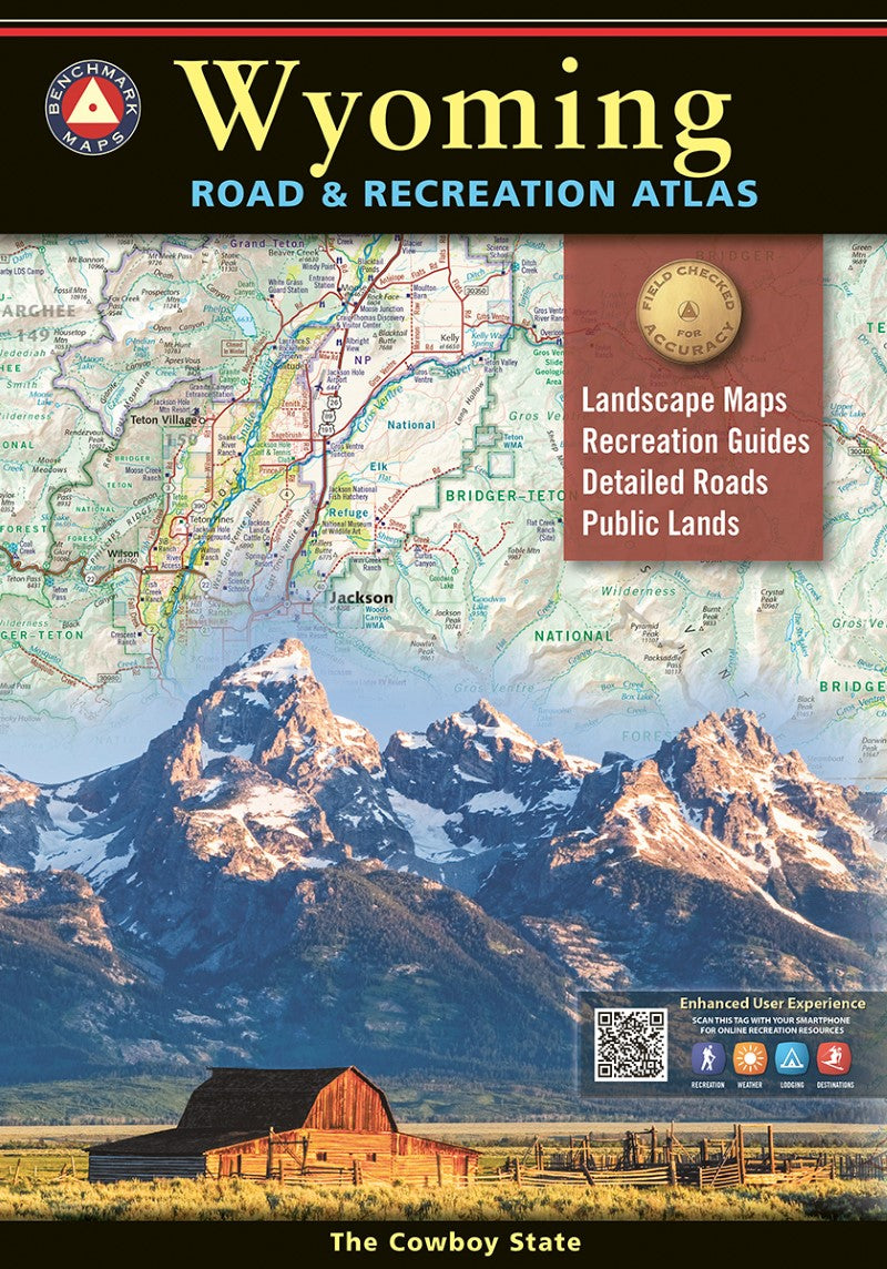 Wyoming Road and Recreation Atlas - 6th Edition, 2027