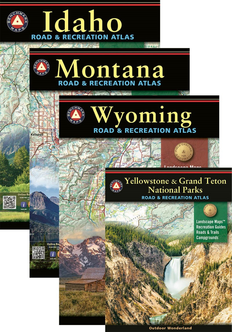 Yellowstone-Grand Teton Atlas & Surrounding States Atlas Bundle