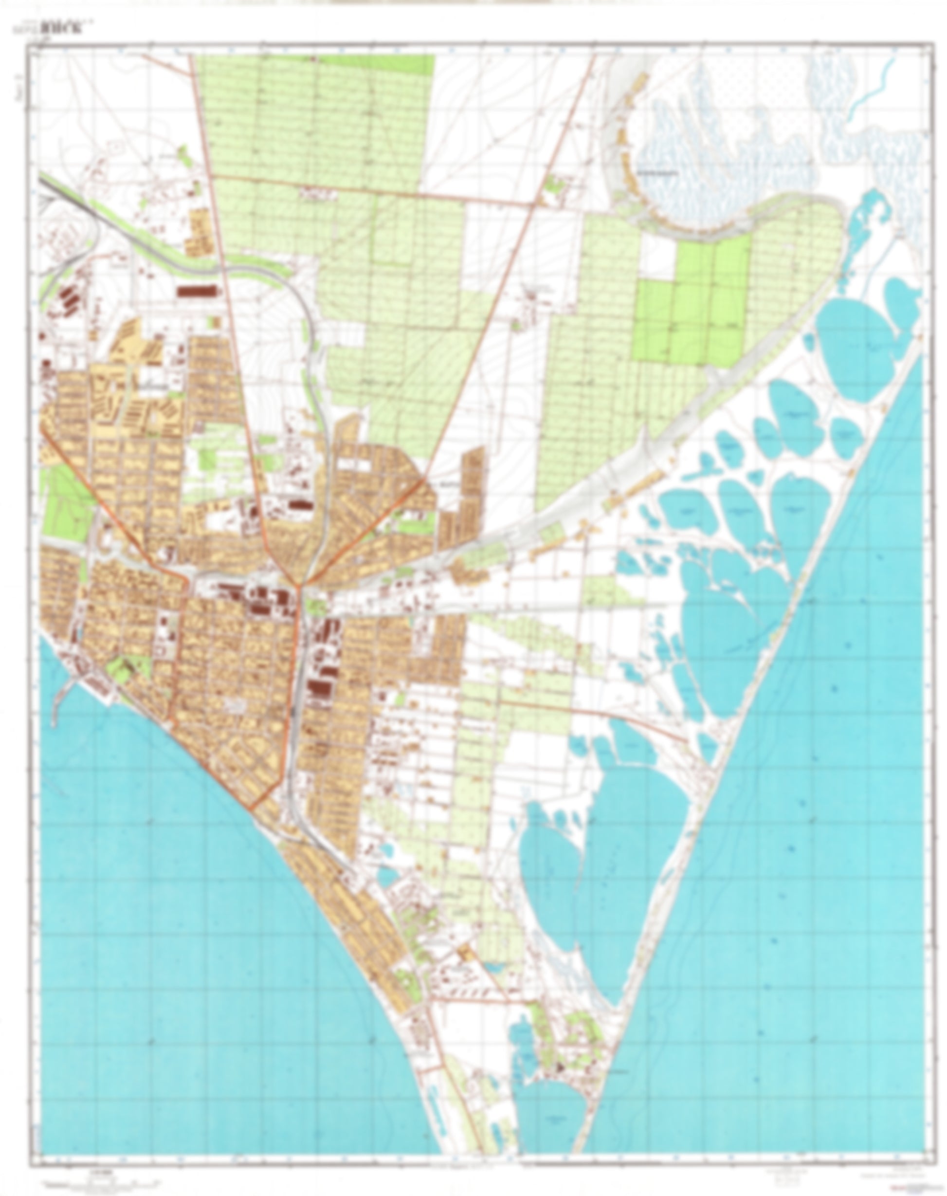 Berdiansk 2 (Ukraine) - Soviet Military City Plans