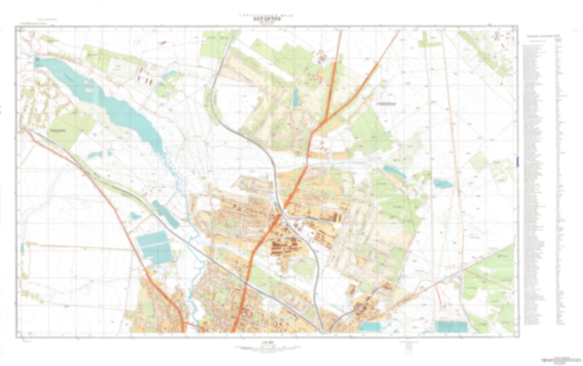 Berdichev 1 (Ukraine) - Soviet Military City Plans