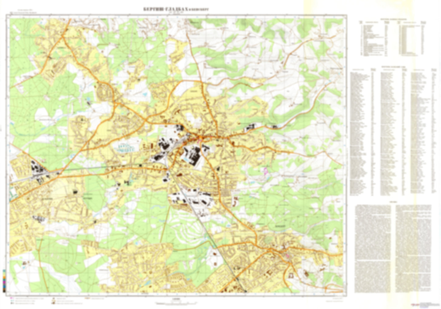 Bergich Gladbach (Germany) - Soviet Military City Plans