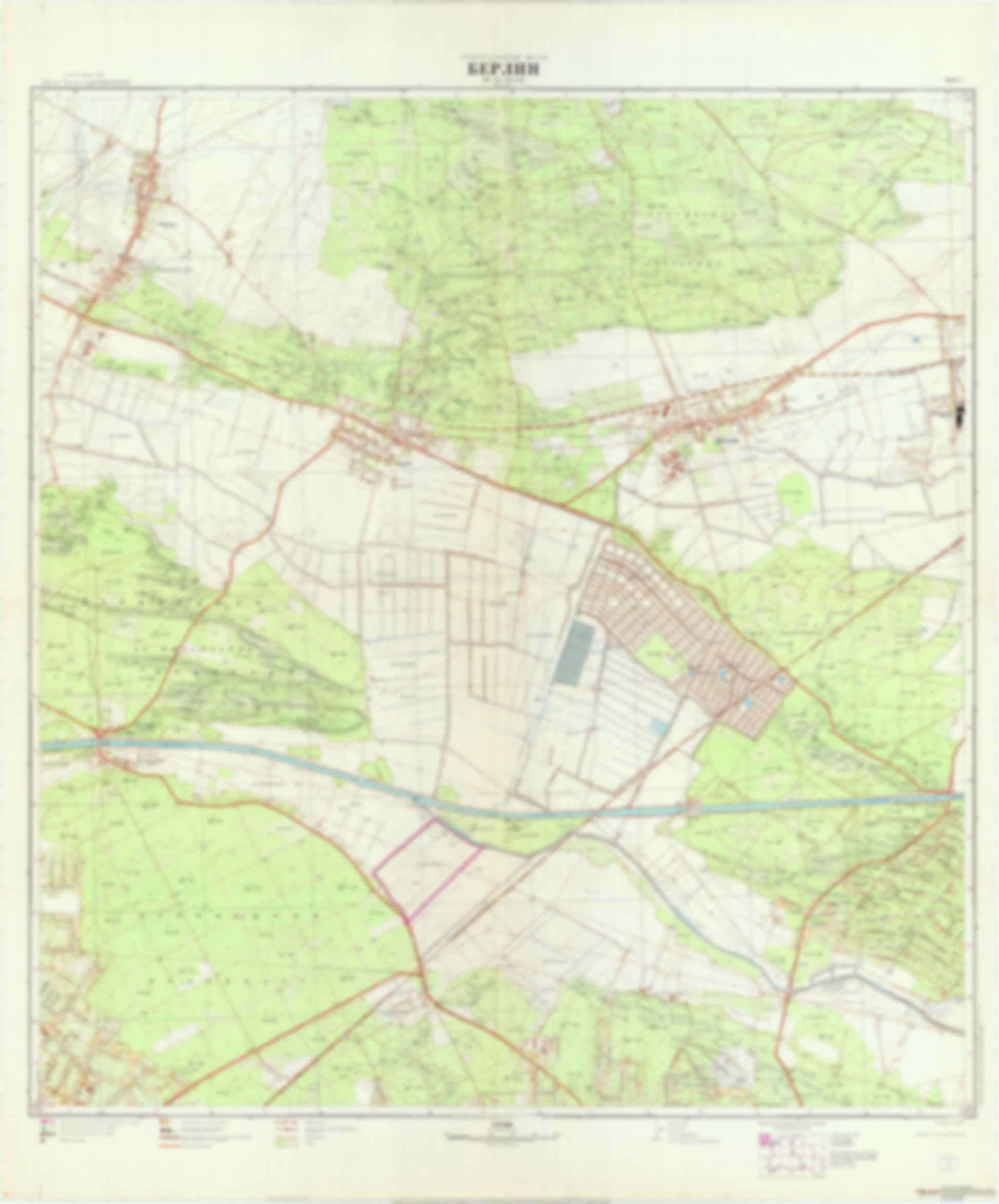 Berlin 1 (Germany) - Soviet Military City Plans