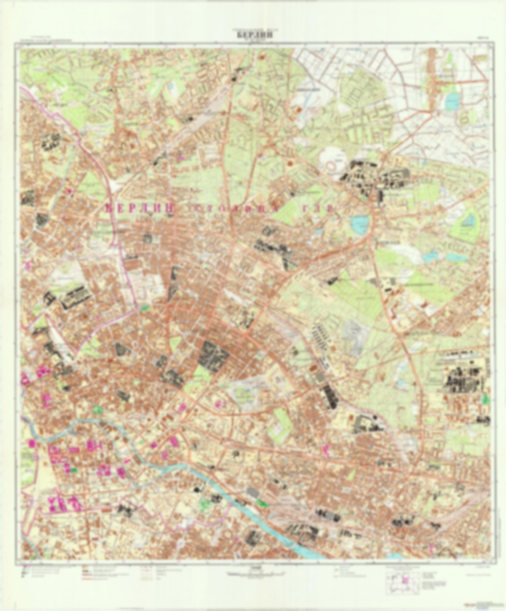 Berlin 10 (Germany) - Soviet Military City Plans