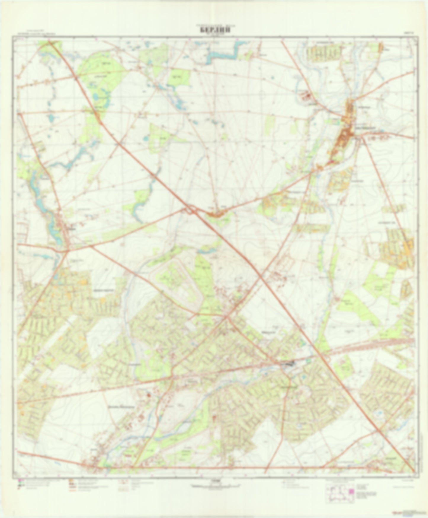 Berlin 12 (Germany) - Soviet Military City Plans