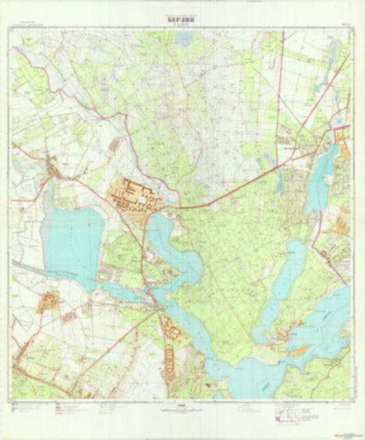 Berlin 13 (Germany) - Soviet Military City Plans