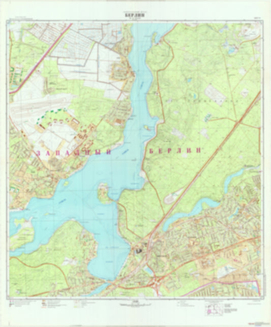 Berlin 14 (Germany) - Soviet Military City Plans
