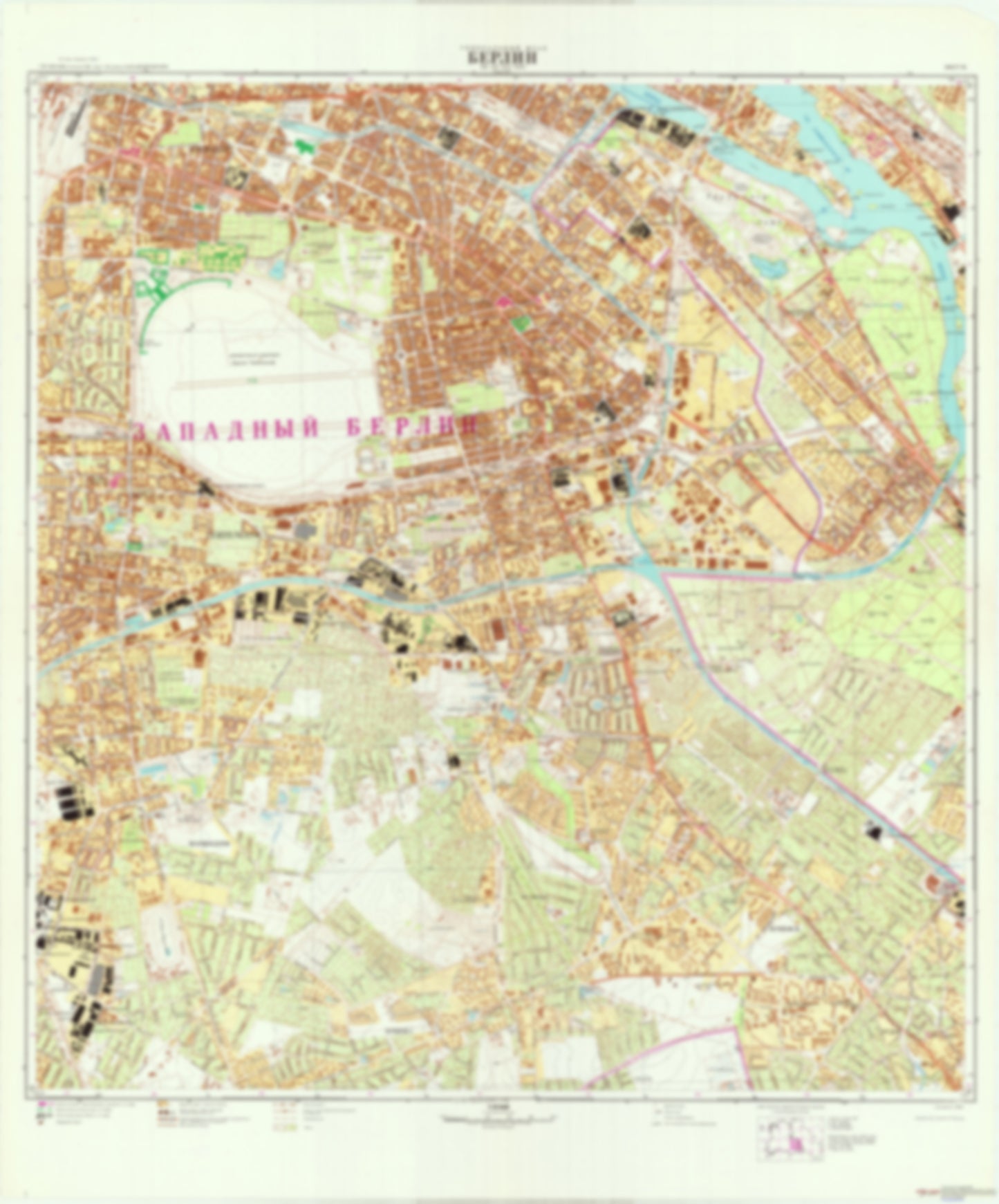 Berlin 16 (Germany) - Soviet Military City Plans