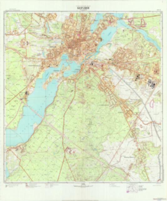 Berlin 19 (Germany) - Soviet Military City Plans