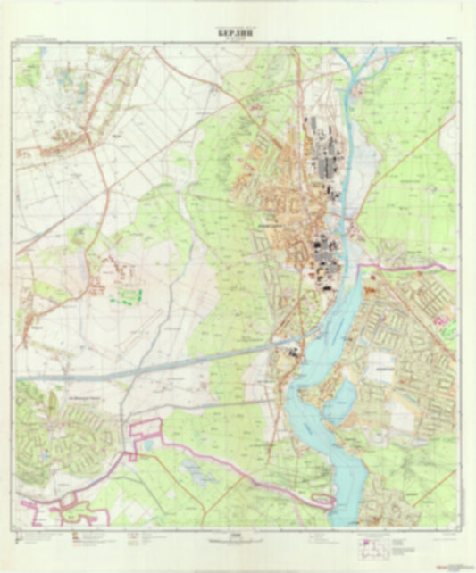 Berlin 2 (Germany) - Soviet Military City Plans