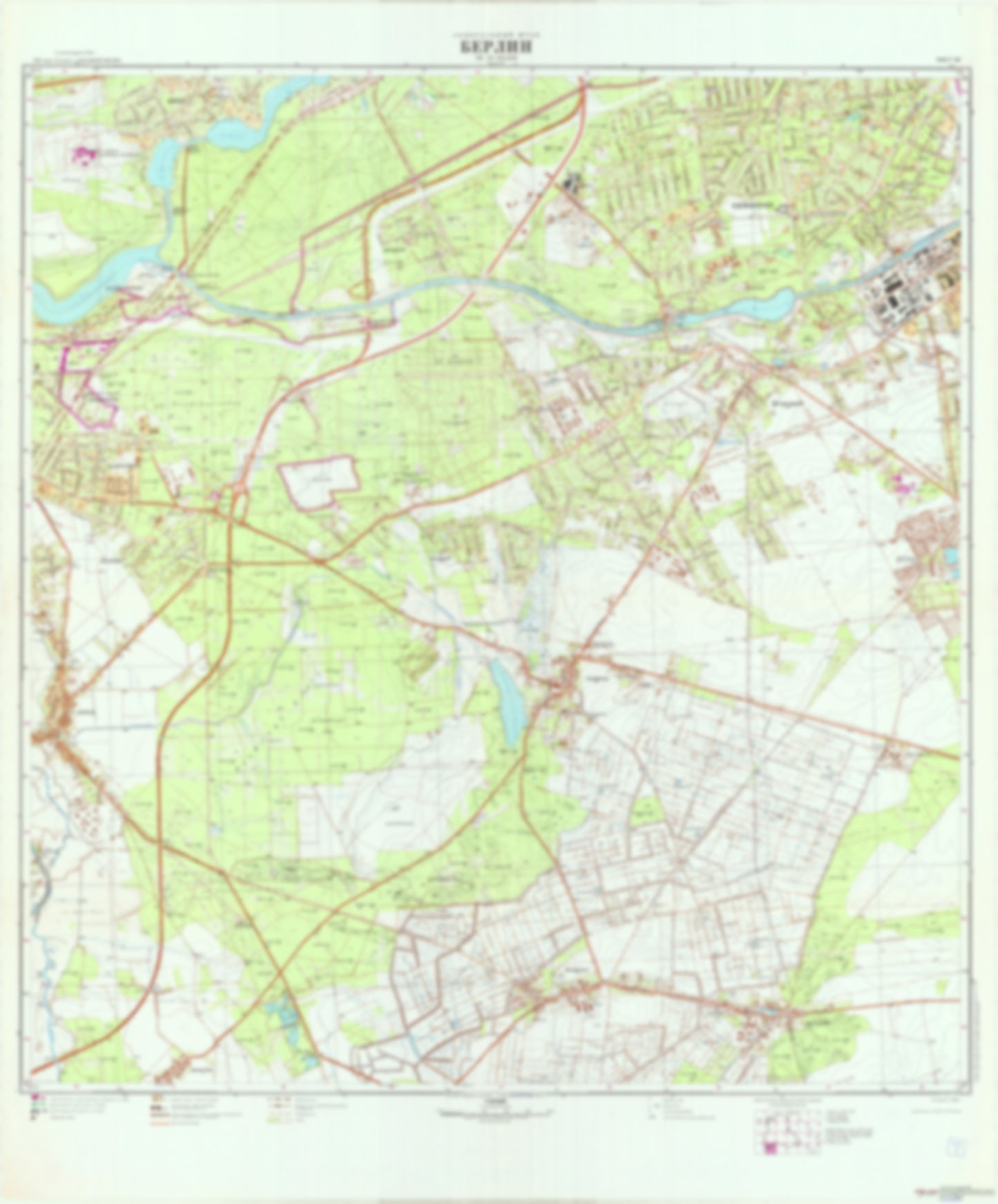 Berlin 20 (Germany) - Soviet Military City Plans