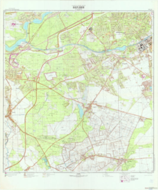 Berlin 20 (Germany) - Soviet Military City Plans