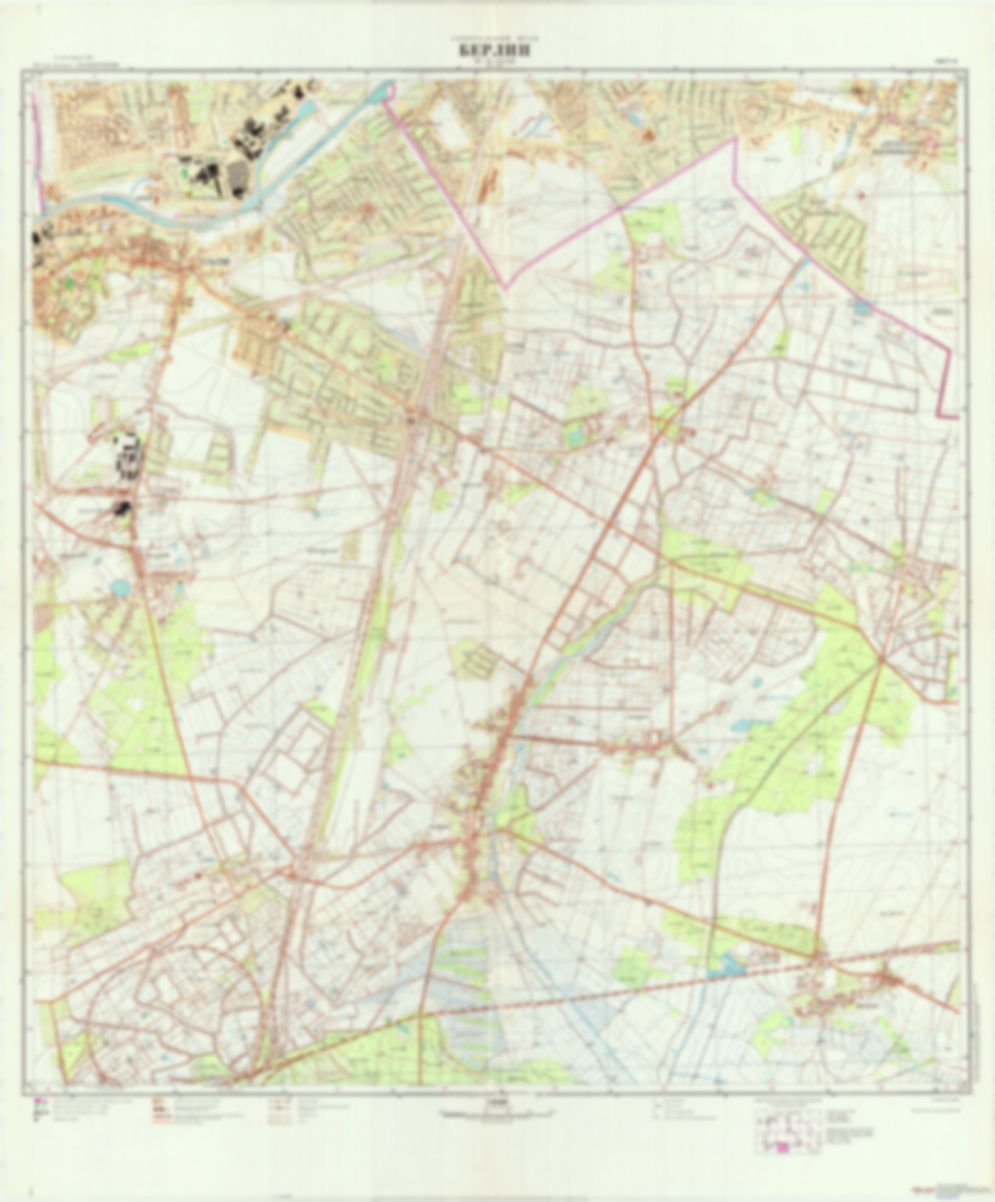 Berlin 21 (Germany) - Soviet Military City Plans