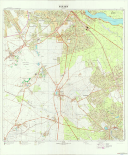 Berlin 23 (Germany) - Soviet Military City Plans