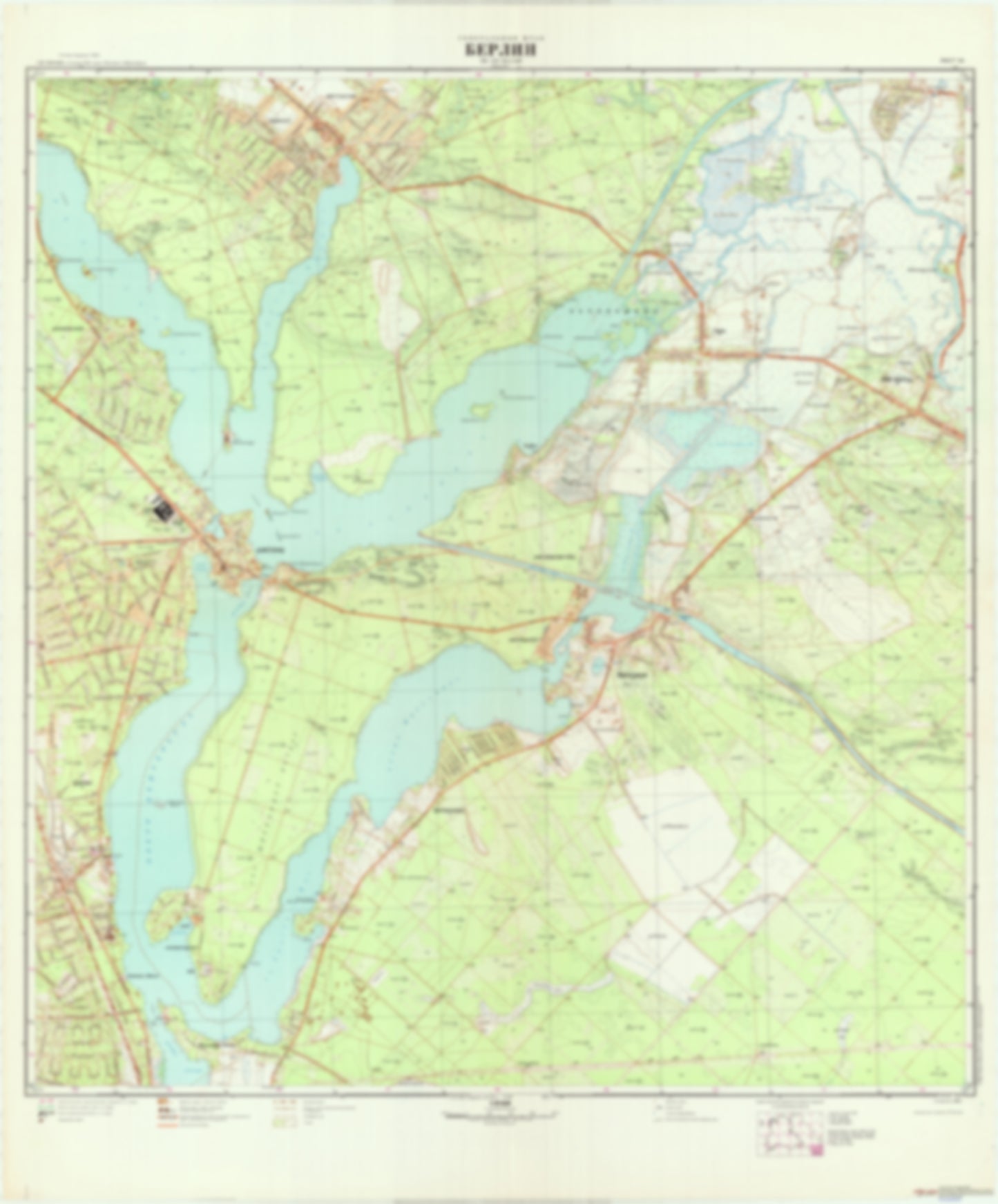 Berlin 24 (Germany) - Soviet Military City Plans