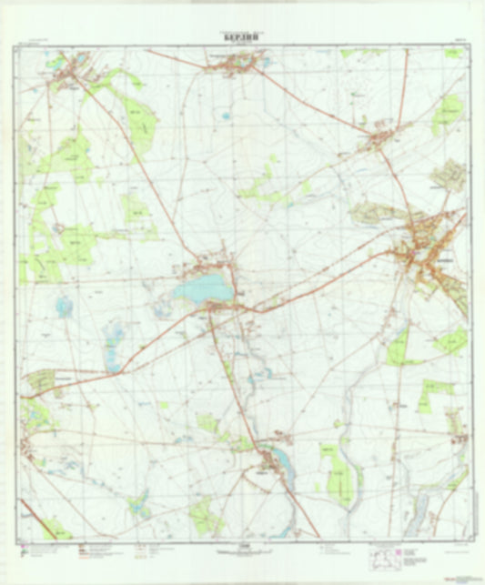 Berlin 6 (Germany) - Soviet Military City Plans