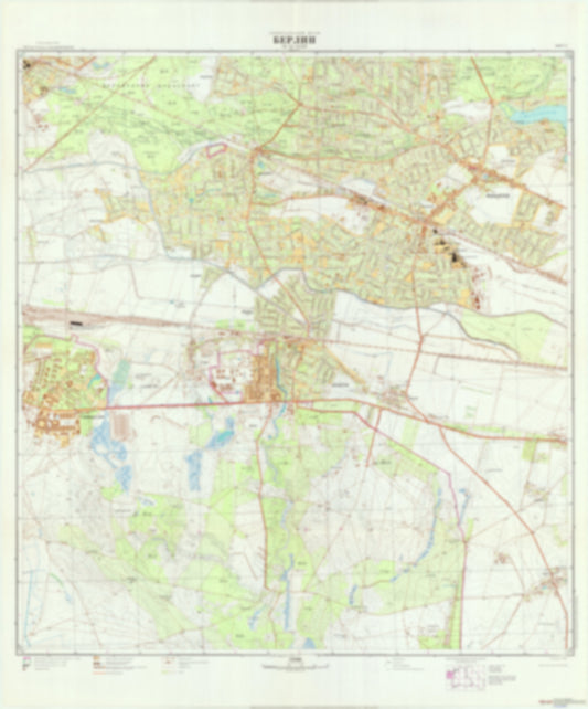 Berlin 7 (Germany) - Soviet Military City Plans