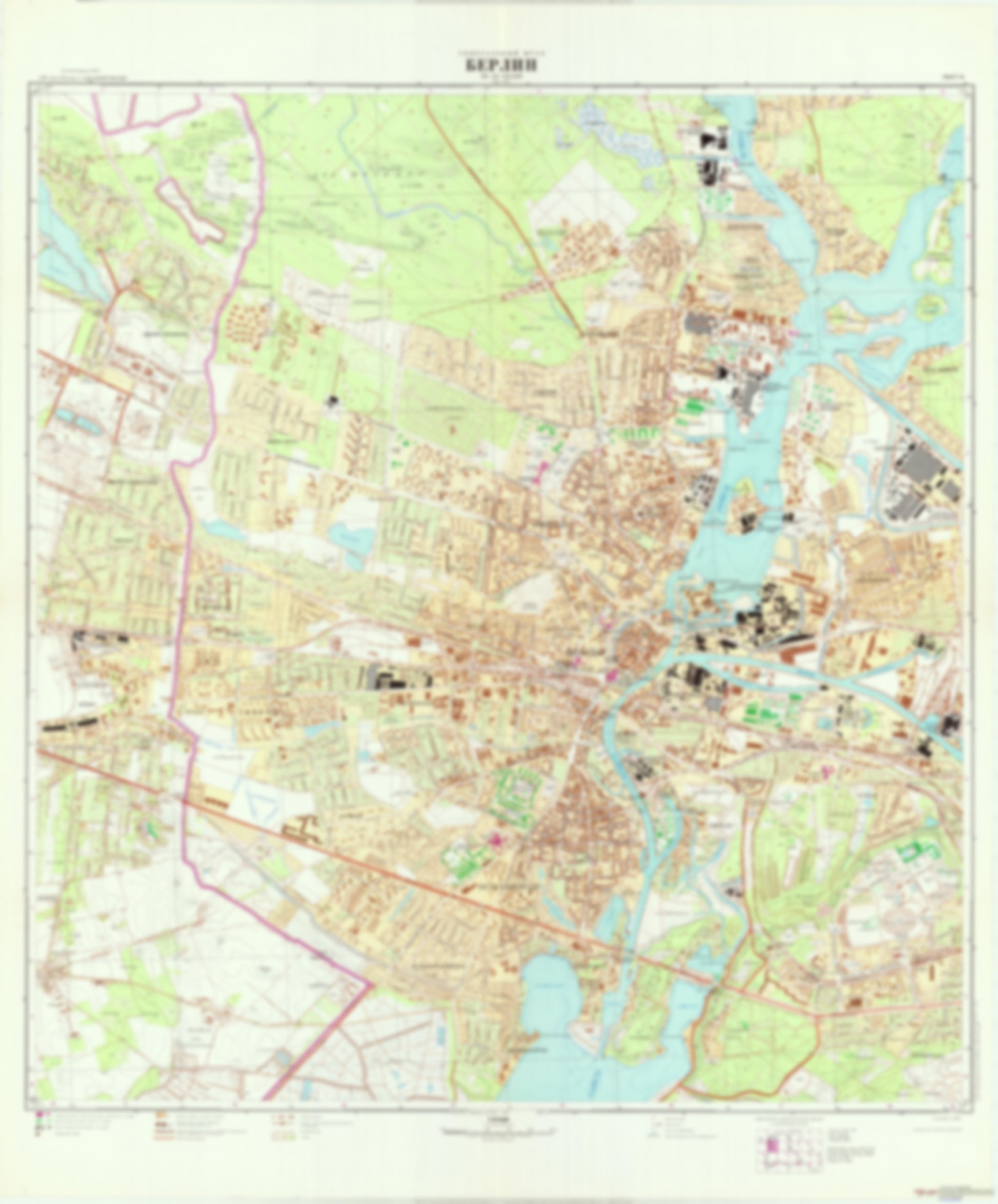 Berlin 8 (Germany) - Soviet Military City Plans