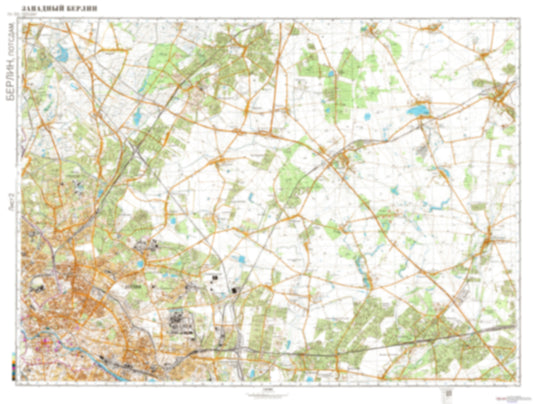 Berlin, Potsdam 2 (Germany) - Soviet Military City Plans