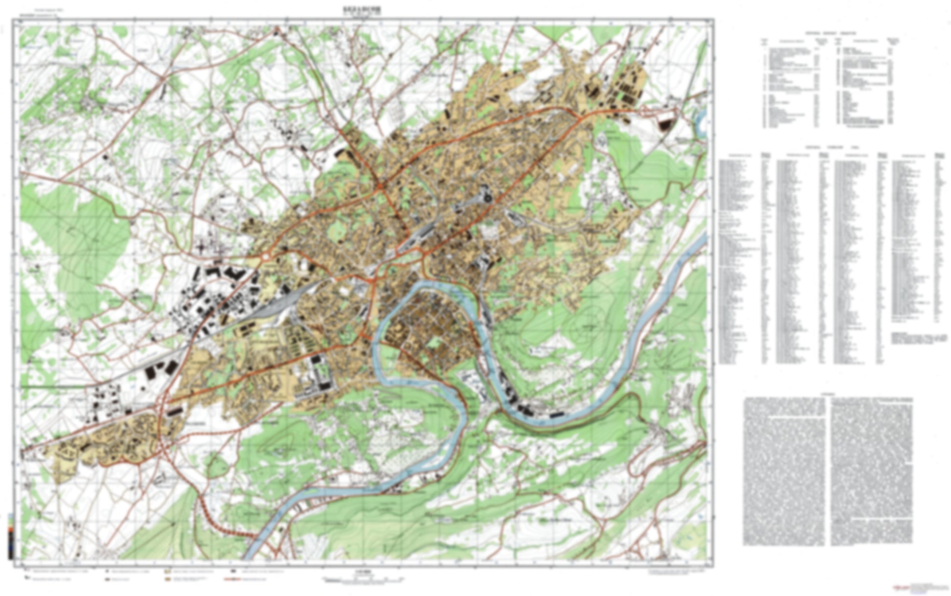 Besancon (France) - Soviet Military City Plans