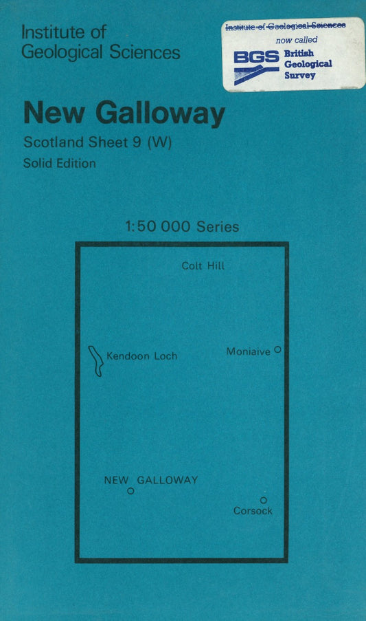 New Galloway Scotland Sheet 9 W