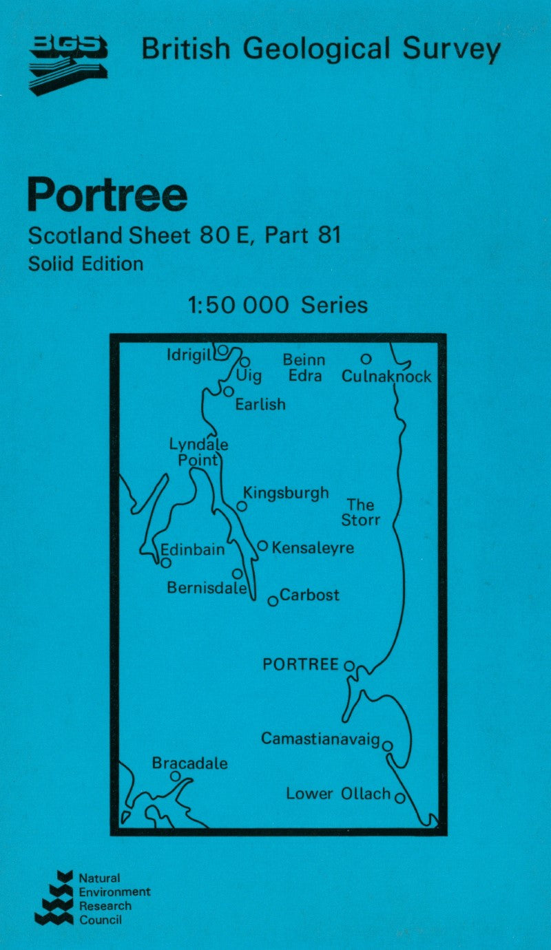 Portree Scotland Sheet 80 E, Part 81