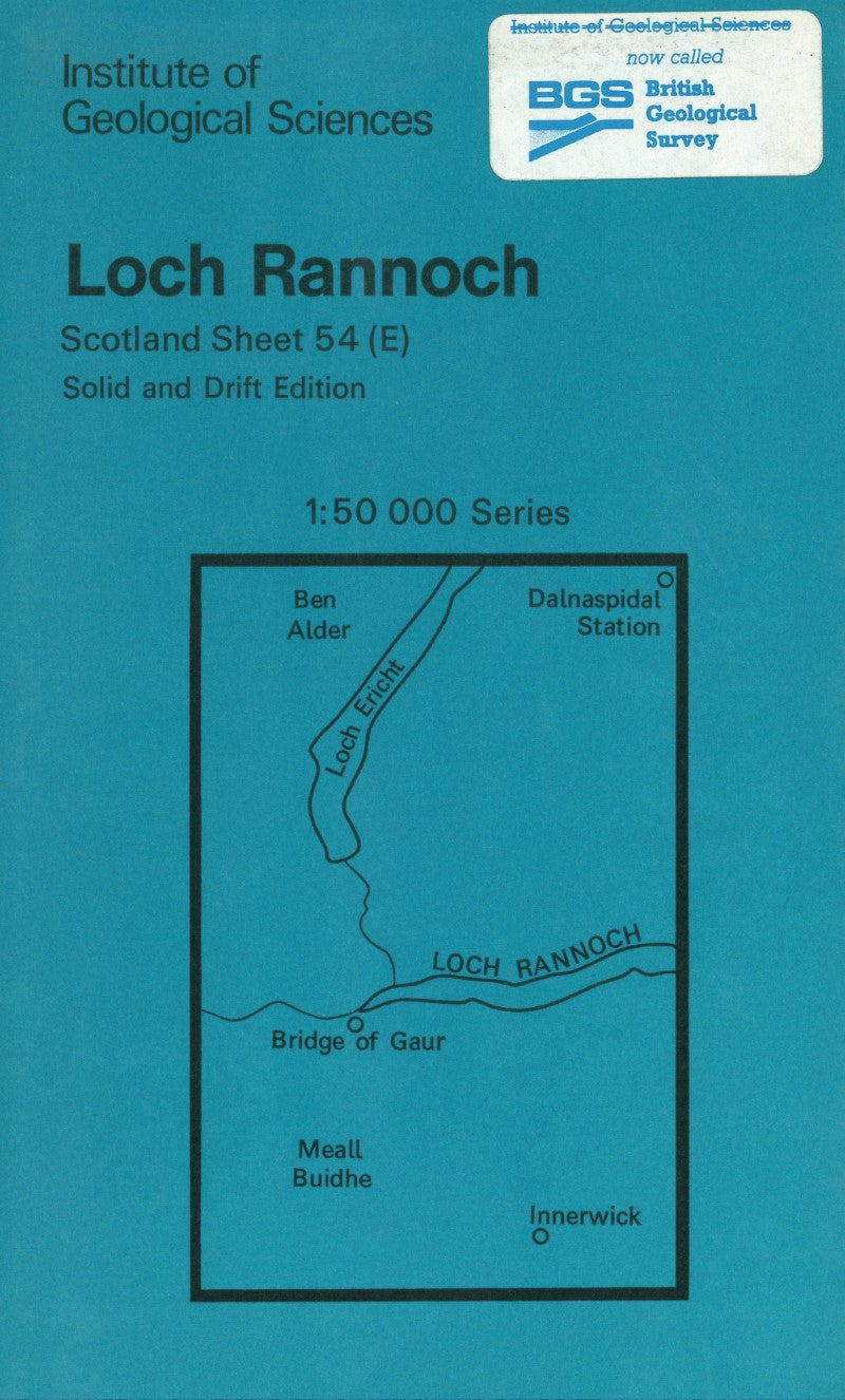 Loch Rannoch Scotland sheet 54 E