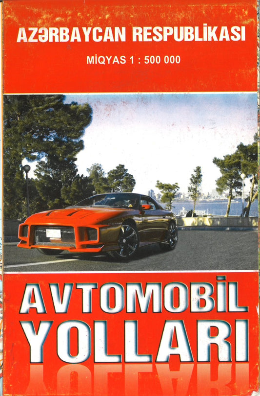 Azerbaijan physical map.