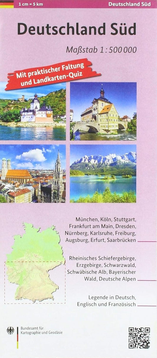 Germany South 1:500,000