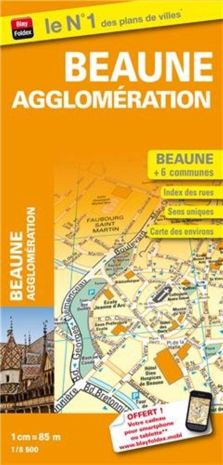 Beaune city map