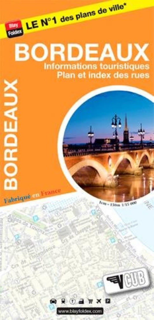 Bordeaux city map