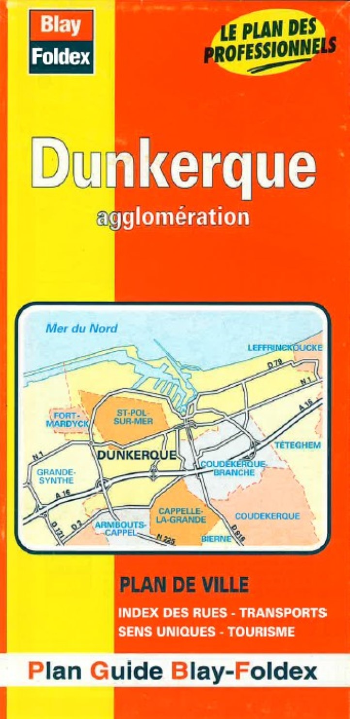 Dunkerque city map