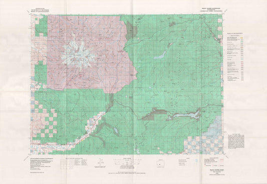 Mount Rainier Surface Management Map
