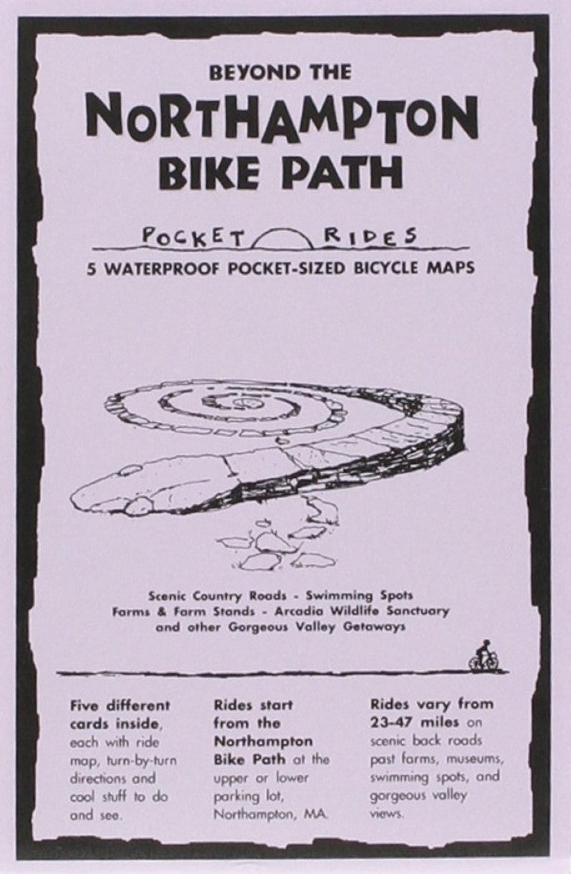 Beyond the Northampton bike path : pocket rides : 5 waterproof pocket-sized bicycle maps