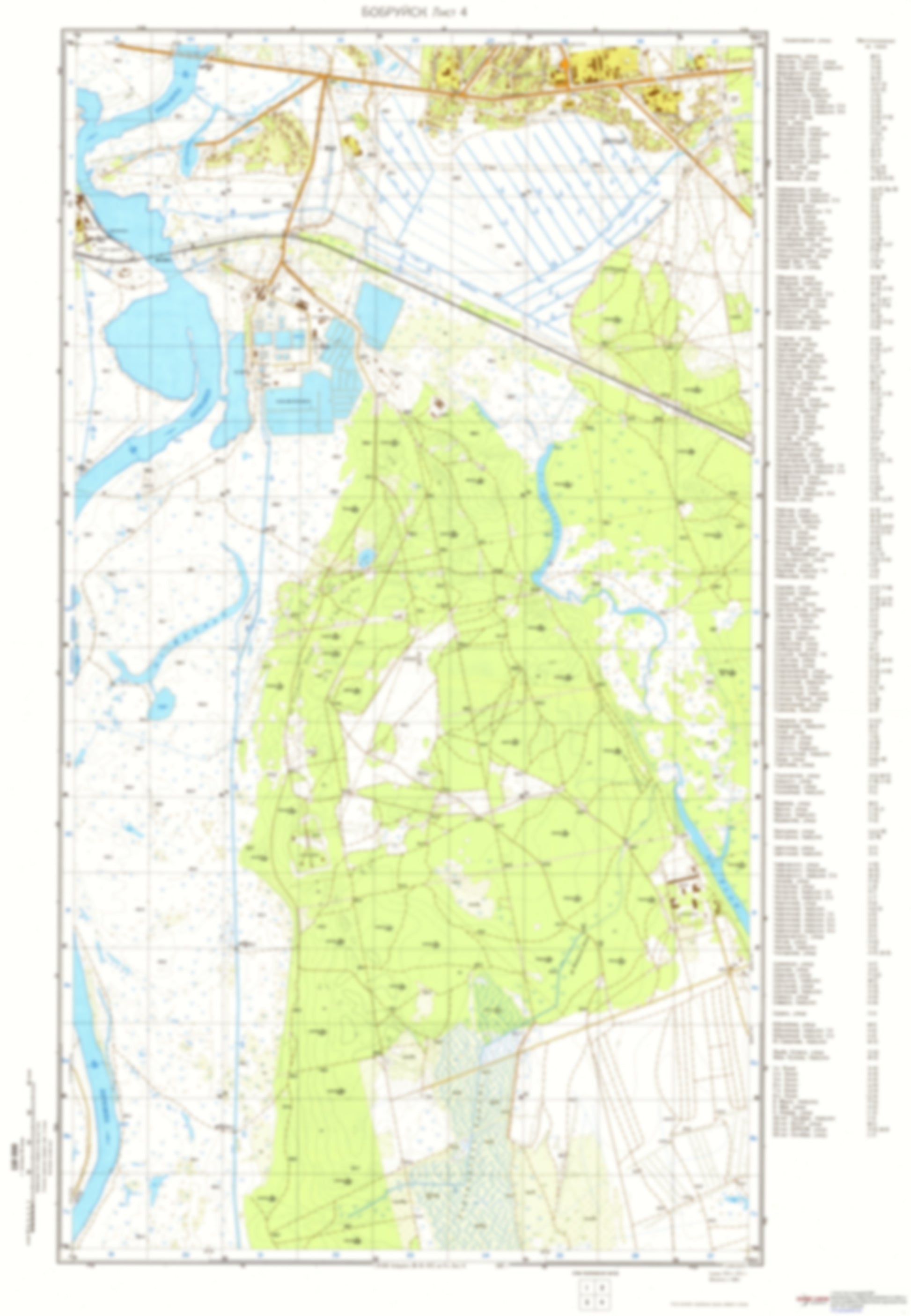 Bobruysk 4 (Belarus) - Soviet Military City Plans