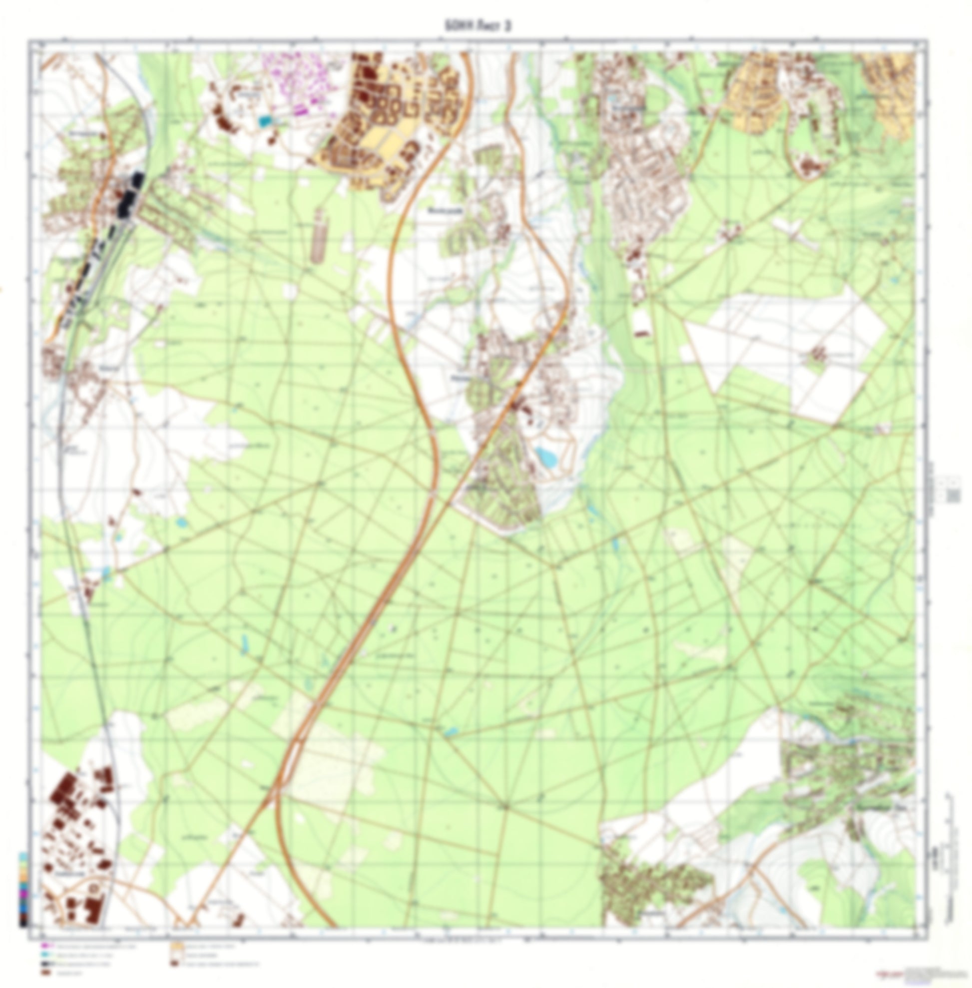 Bonn 3 (Germany) - Soviet Military City Plans