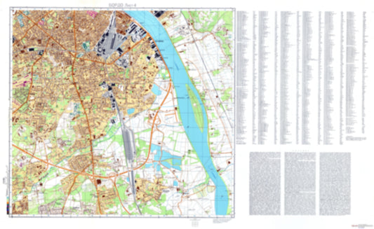 Bordeaux 4 (France) - Soviet Military City Plans