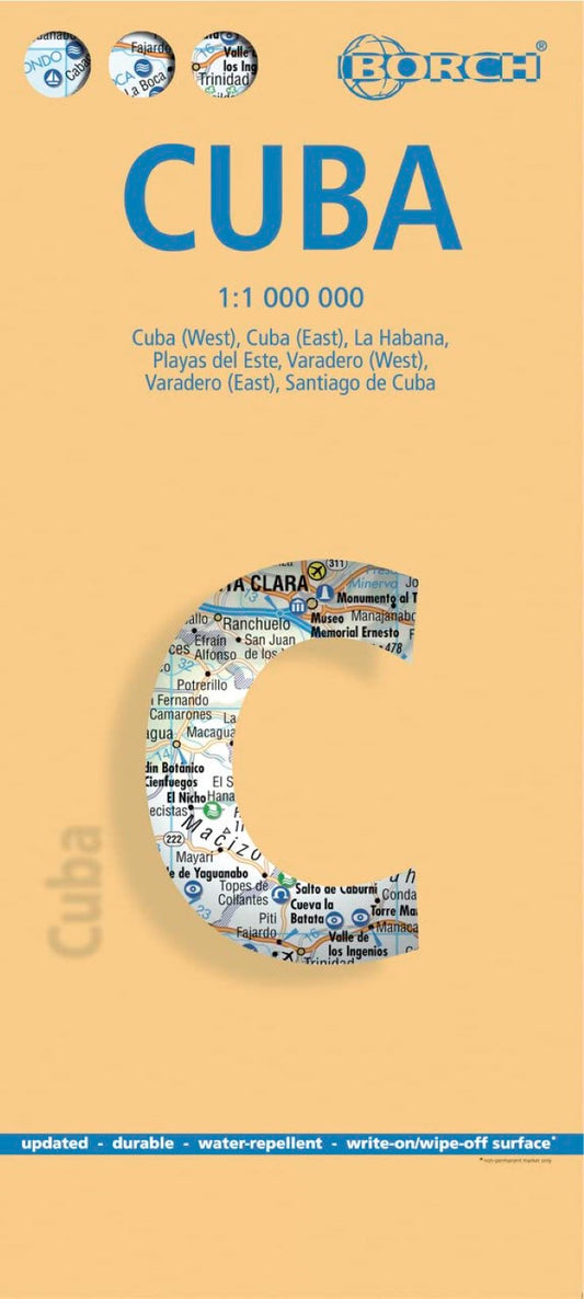 Cuba : 1:1,000,000 Road Map