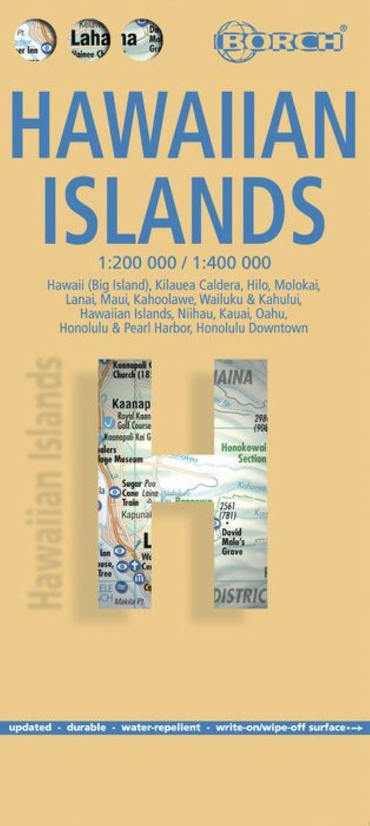 Hawaiian Islands Tourist Map