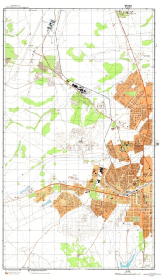 Bouake 1 (Cote d'Ivoire) - Soviet Military City Plans