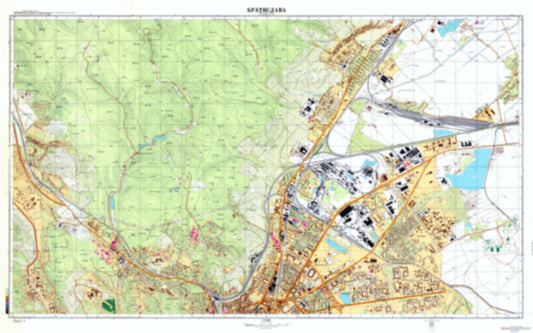 Bratislava 1 (Slovakia) - Soviet Military City Plans