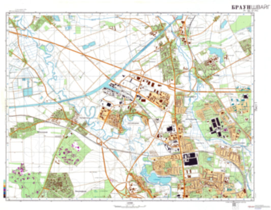 Braunschweig 1 (Germany) - Soviet Military City Plans