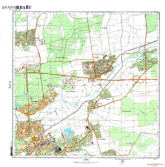 Braunschweig 2 (Germany) - Soviet Military City Plans