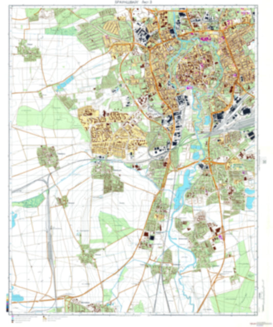 Braunschweig 3 (Germany) - Soviet Military City Plans