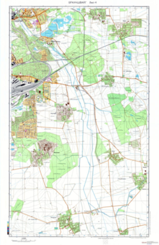 Braunschweig 4 (Germany) - Soviet Military City Plans