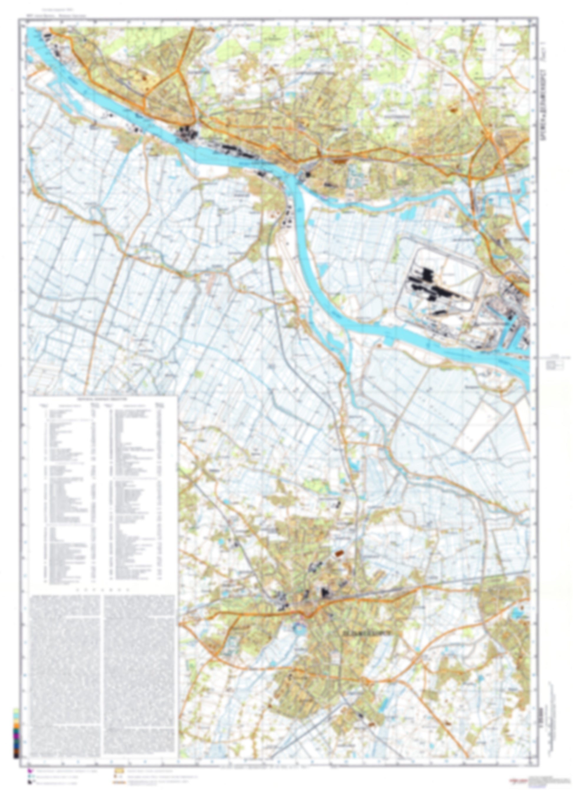 Bremen, Delmenhorst 1 (Germany) - Soviet Military City Plans