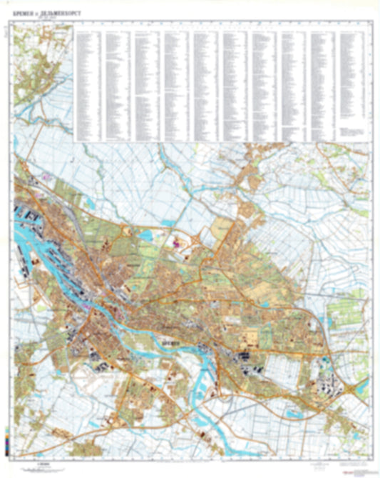 Bremen, Delmenhorst 2 (Germany) - Soviet Military City Plans