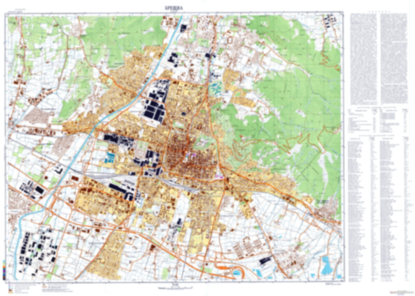 Brescia (Italy) - Soviet Military City Plans